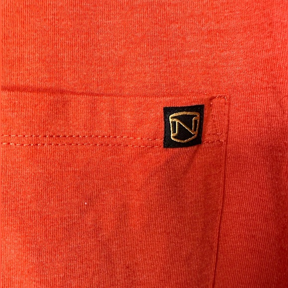 NEW Noble Outfitters Men’s Full Flex Work Tee T-shirt Size XL Dark Orange - Picture 3 of 5